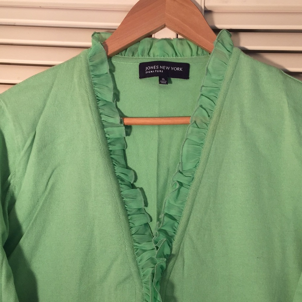 Easter green Jones NY sweater